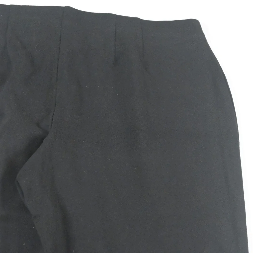 Coldwater Creek Medium (10-12) Black Ponte Pull On Bootcut Dress Womens‎ Pants